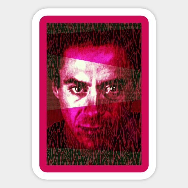 Robert Downey Jr Mugshot Sticker by SABREart